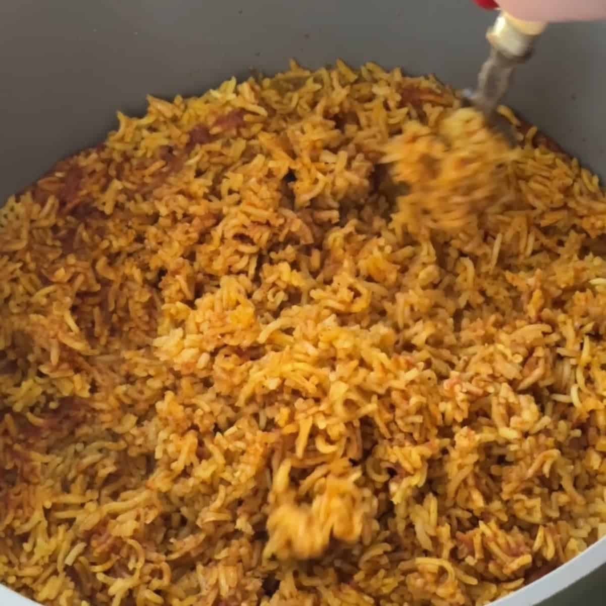 How to make machboos or kabsa fluff the kabsa rice