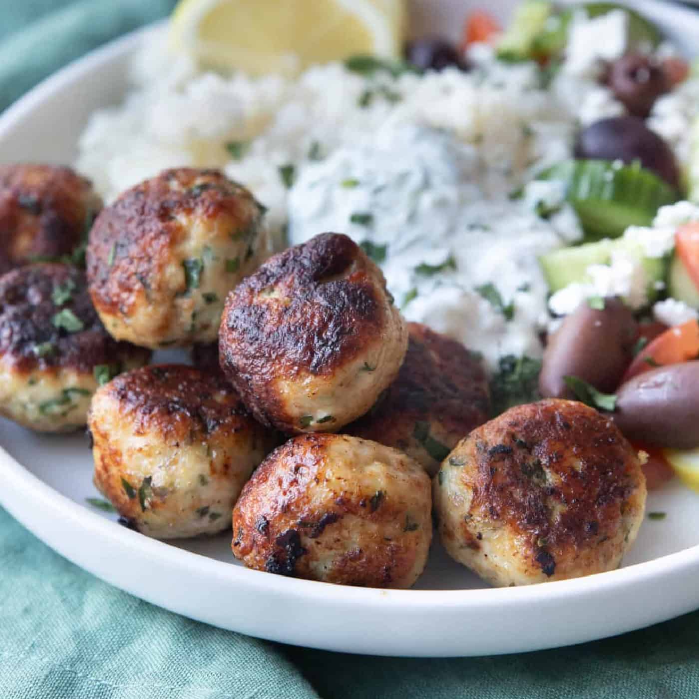 Greek Chicken Meatballs