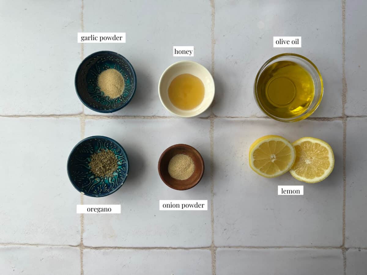 Mediterranean Salad Dressing Ingredients