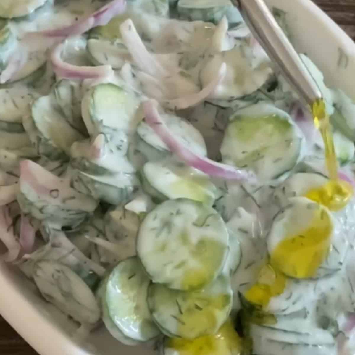 Top with olive oil.