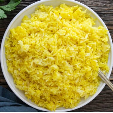 Saffron Rice Recipe • Unicorns in the Kitchen
