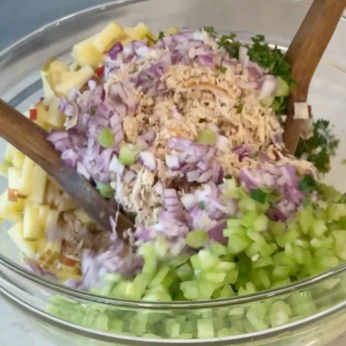 start mixing everything