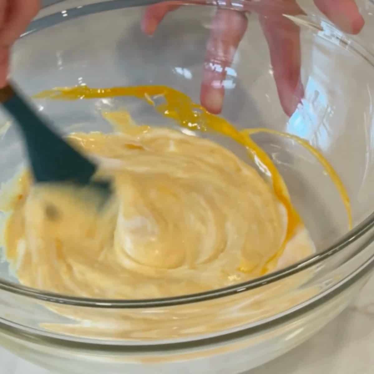 Mix all the dressing ingredients.