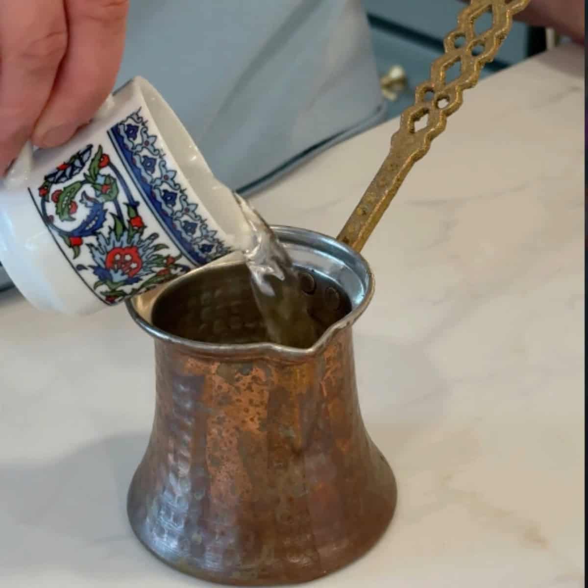 Add two cups of water.