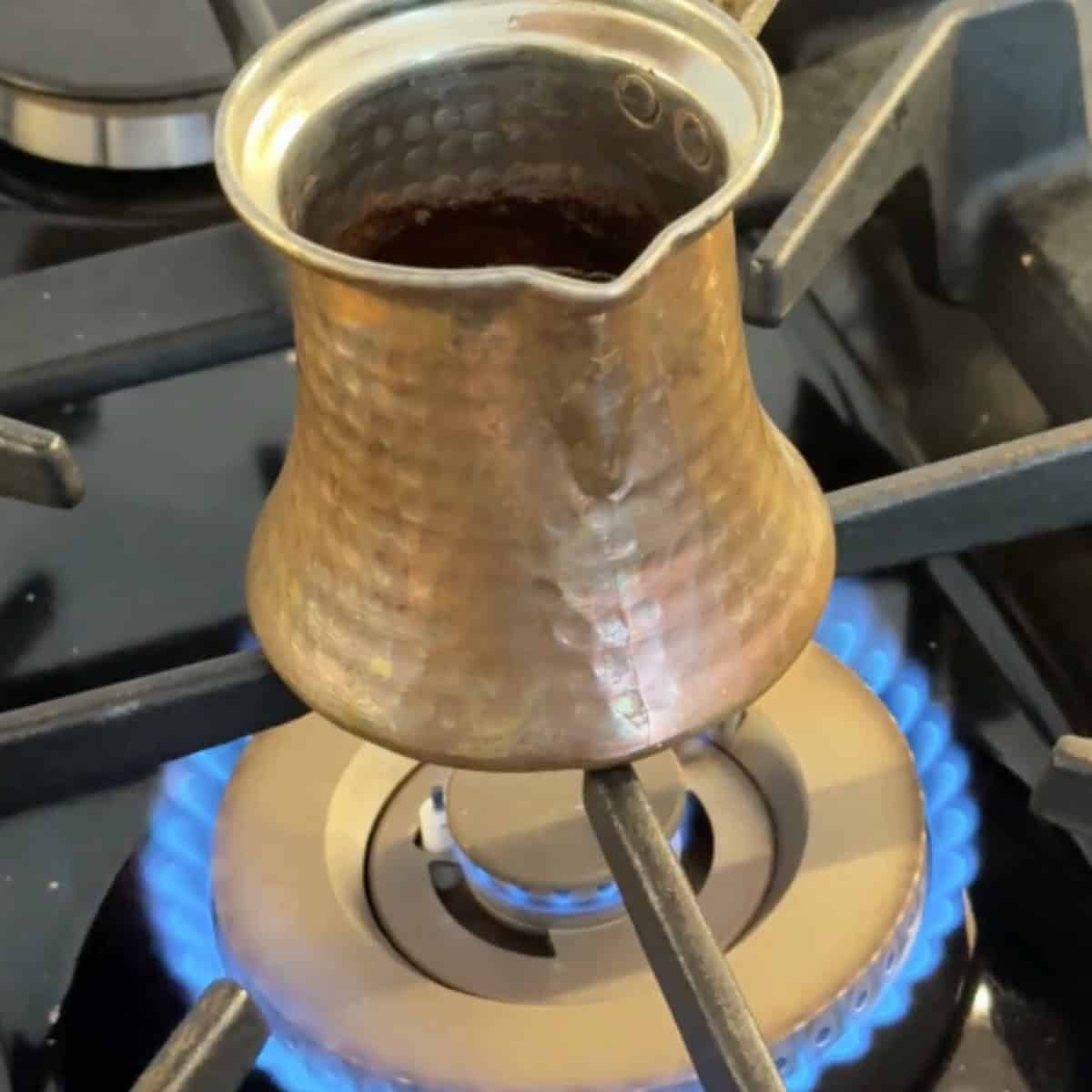 Heat the coffee again.