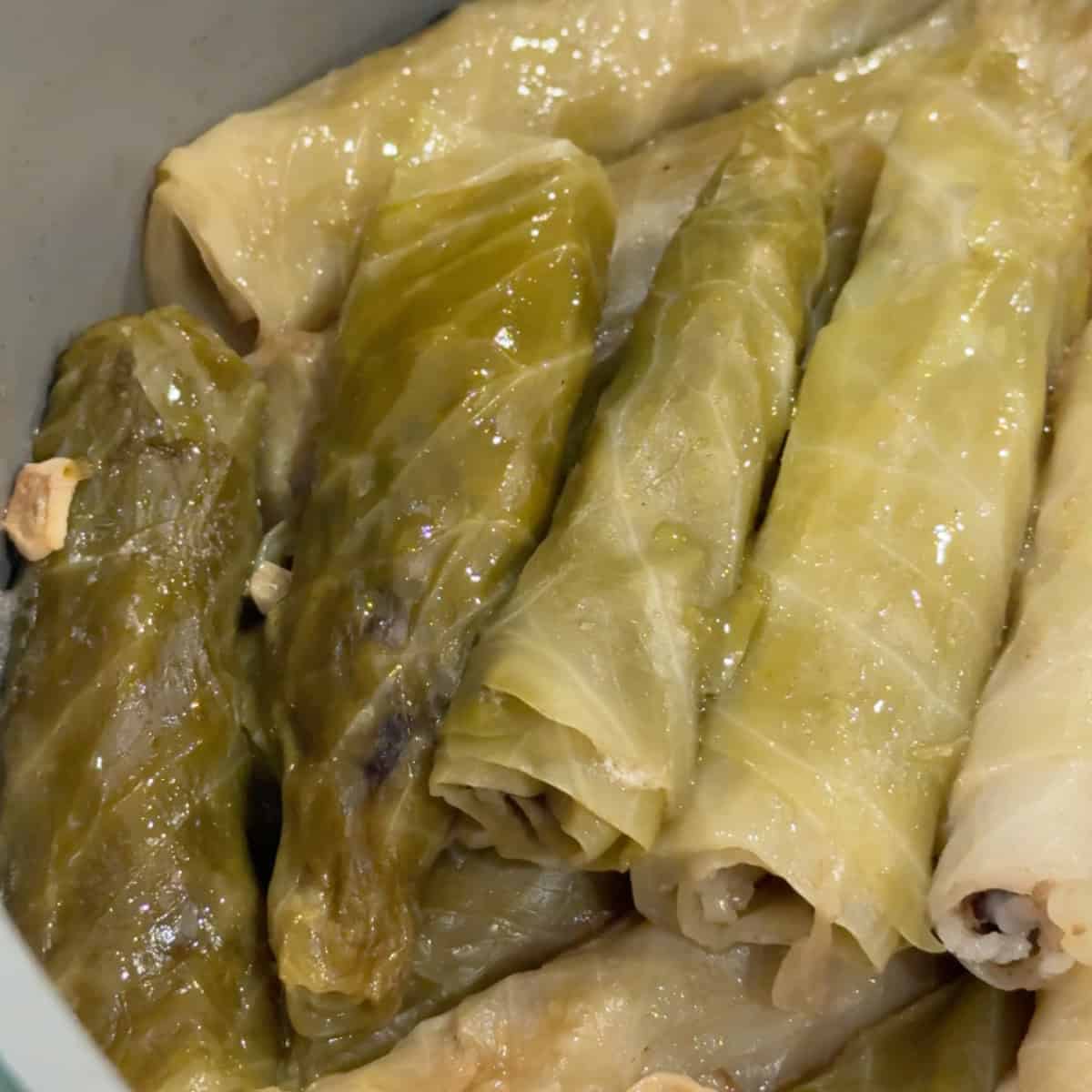 Cook the malfouf for 2 to 2 1/2 hours. 