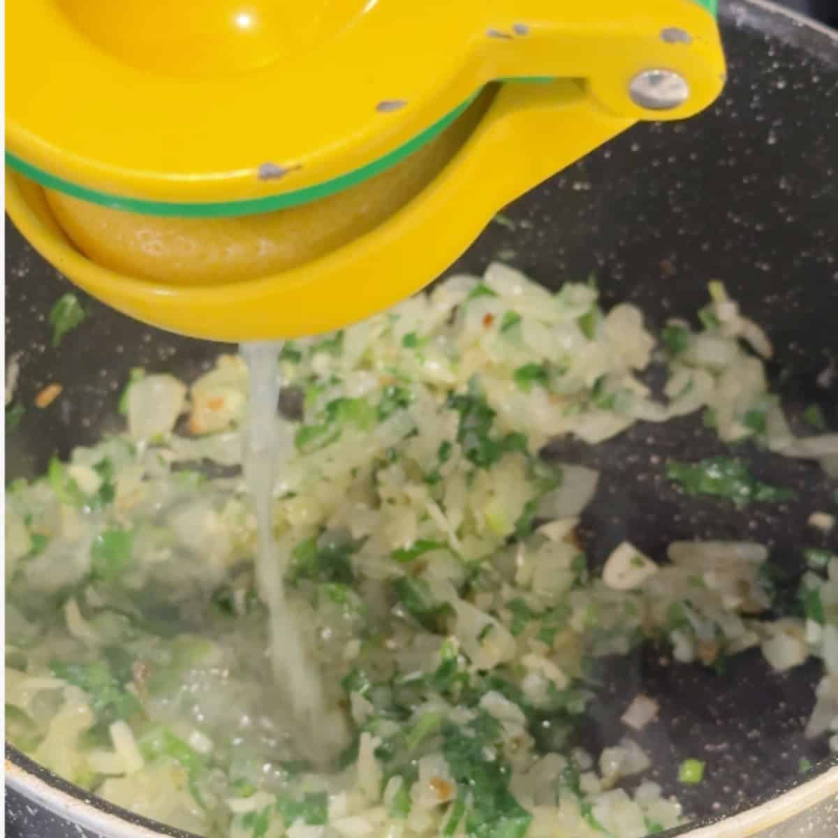 add the lemon juice