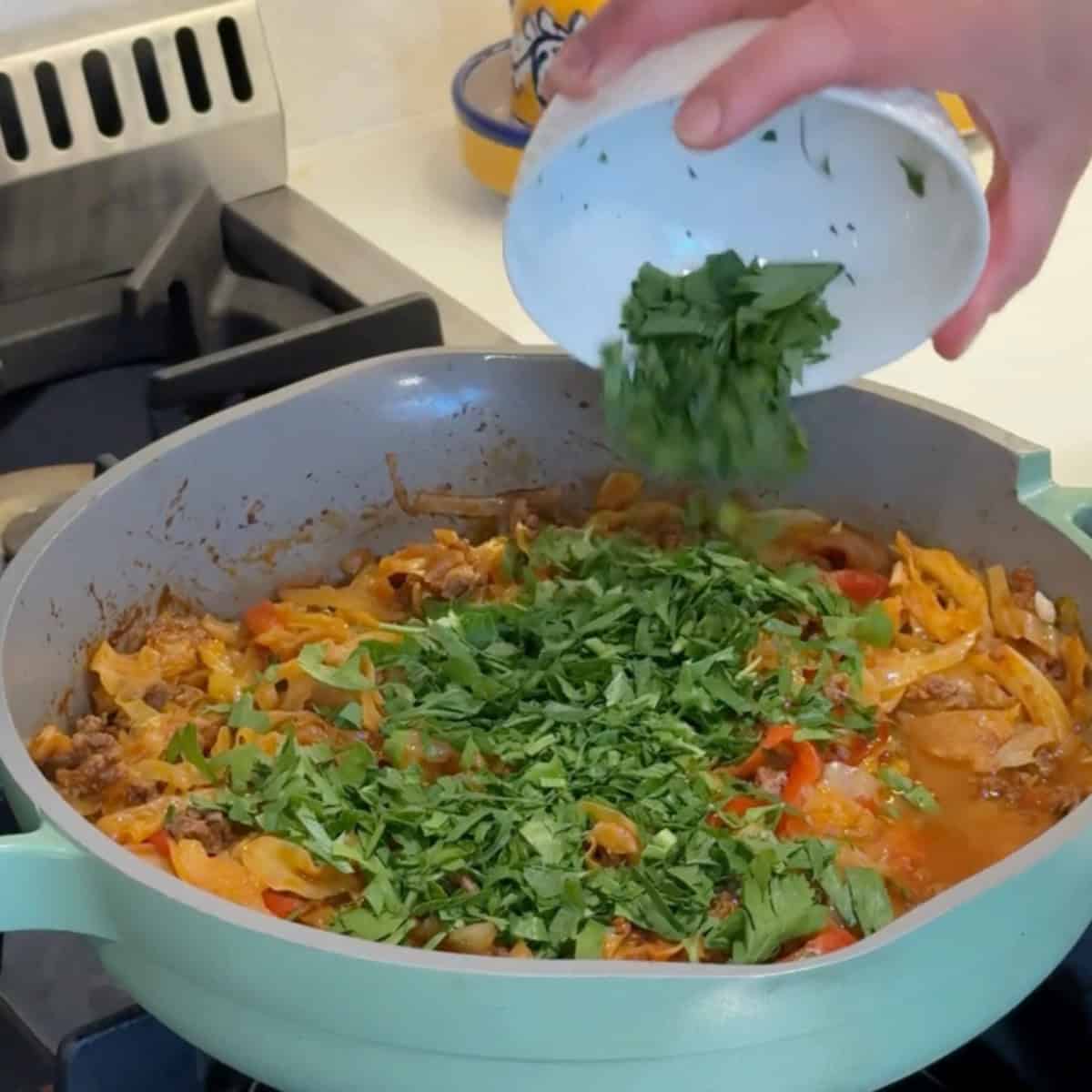 Finish with lemon juice and parsley. 