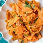 Middle Eastern carrot salad in a bowl.