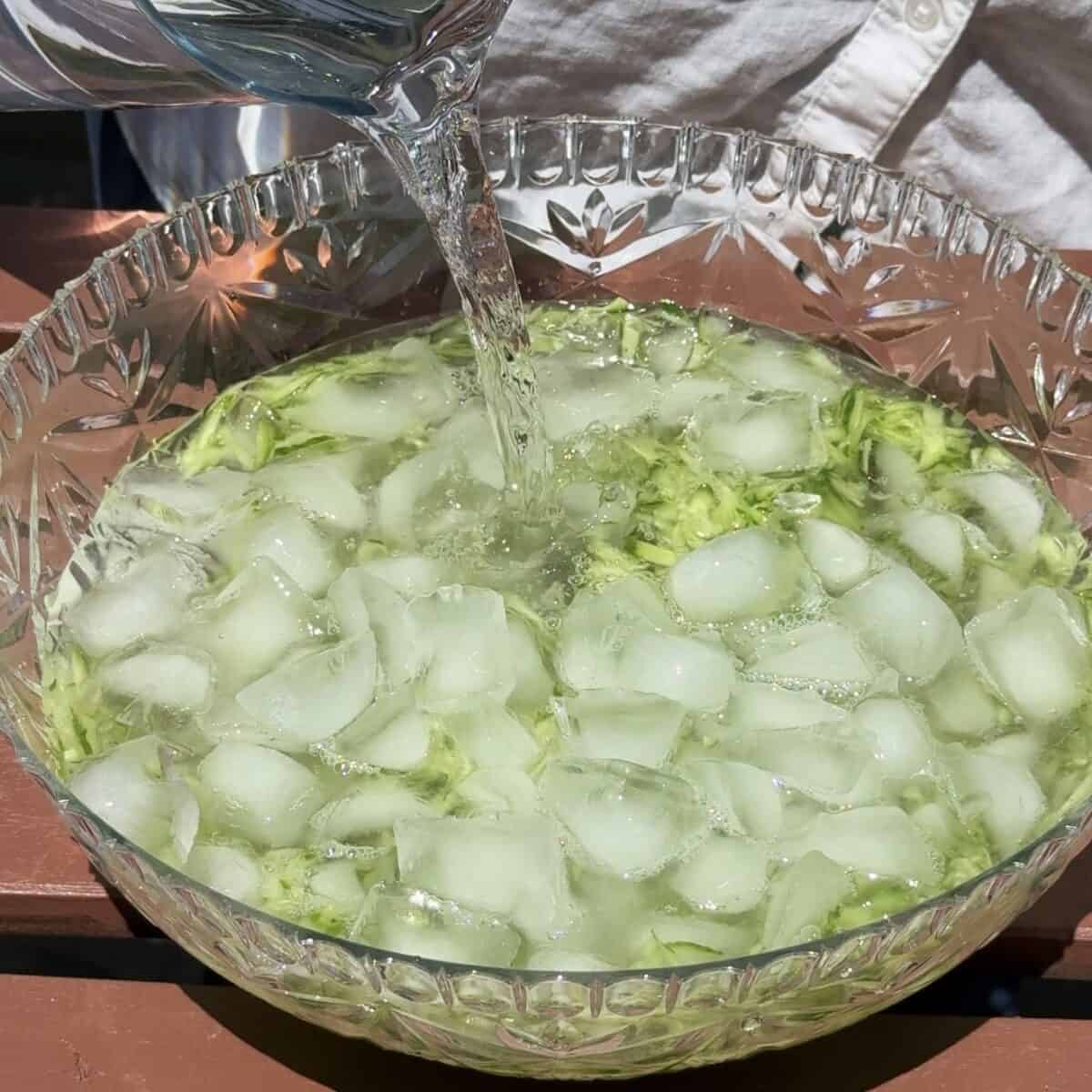 Add water and serve