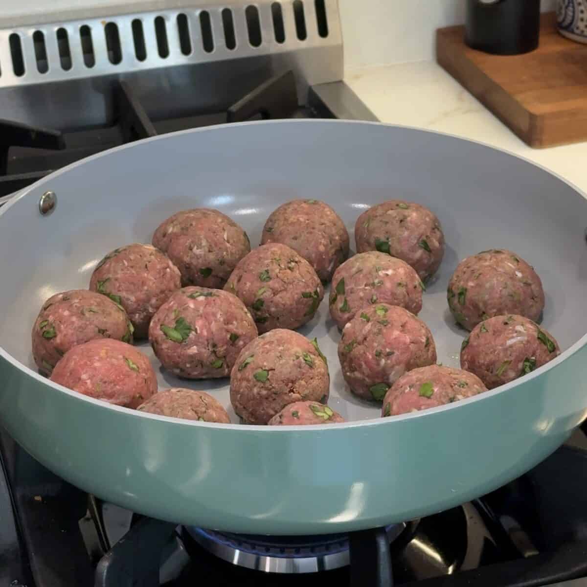 Sear in a pan over medium high heat.