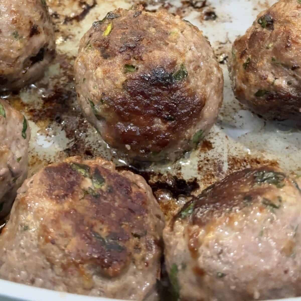 Turn the heat down to medium to cook the inside as well.