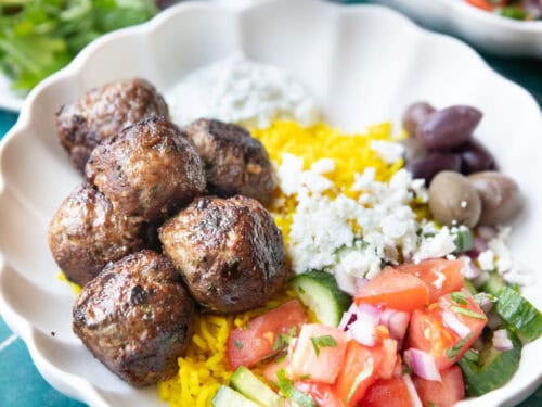 Middle Eastern Lamb Meatballs (So Juicy!)