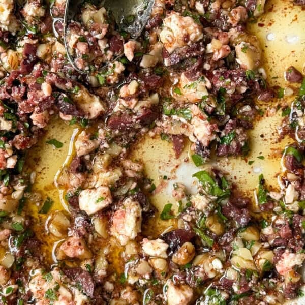 feta and olive oil dip
