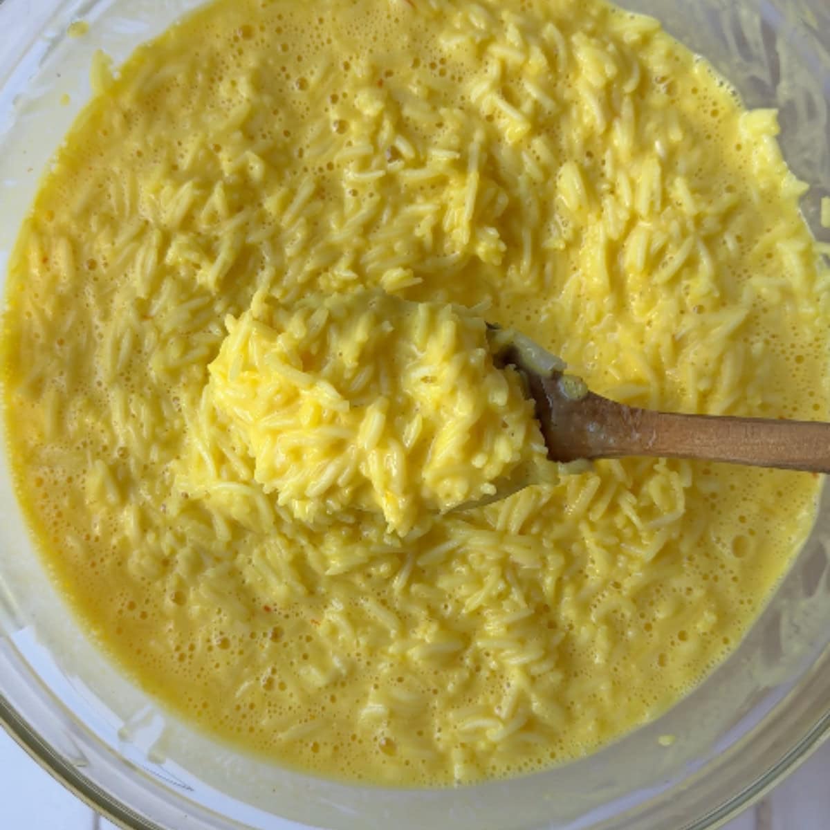 Add in the rice and mix.