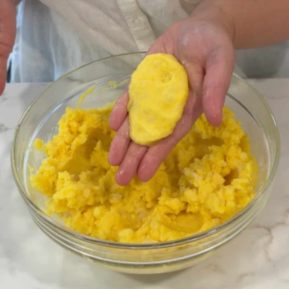 form the patties in your hands